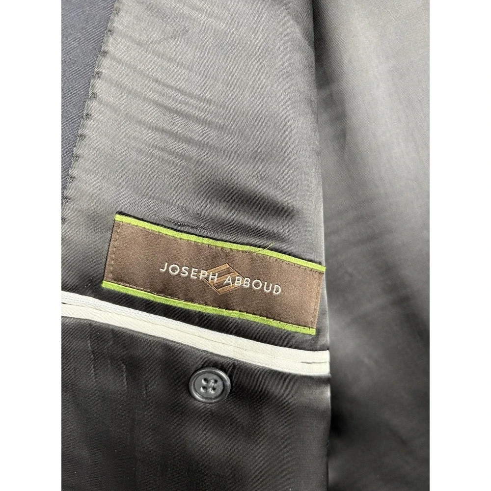Loro Piana 100% Wool Joseph Abboud Navy Blazer Sport Coat US 52R Made USA